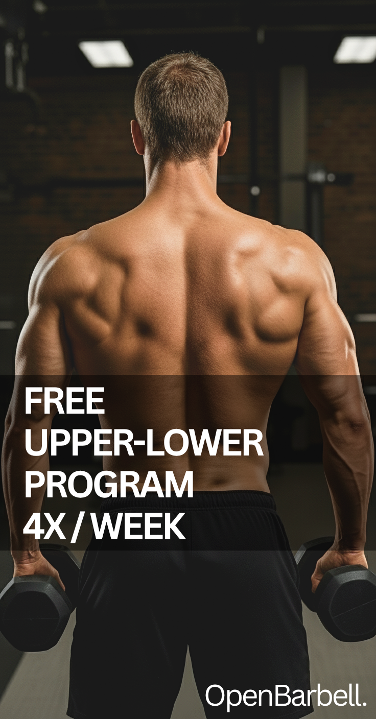 Free Upper-Lower Workout Program, 4 Days/Week